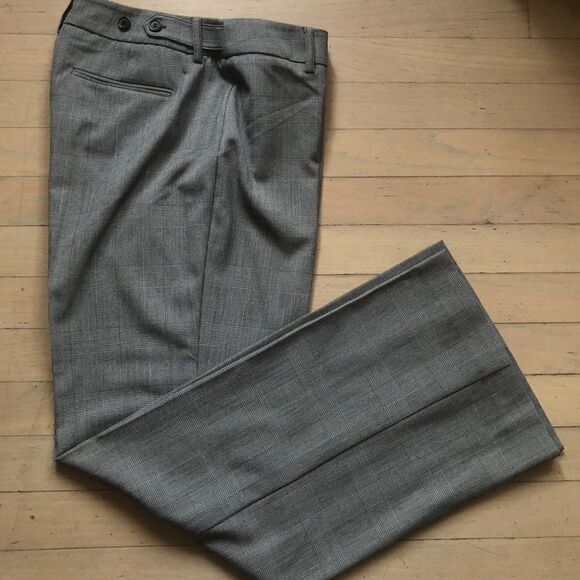 NY&COMPANY Gray Plaid Pants, Size Petite 6 NWT - Picture 1 of 3
